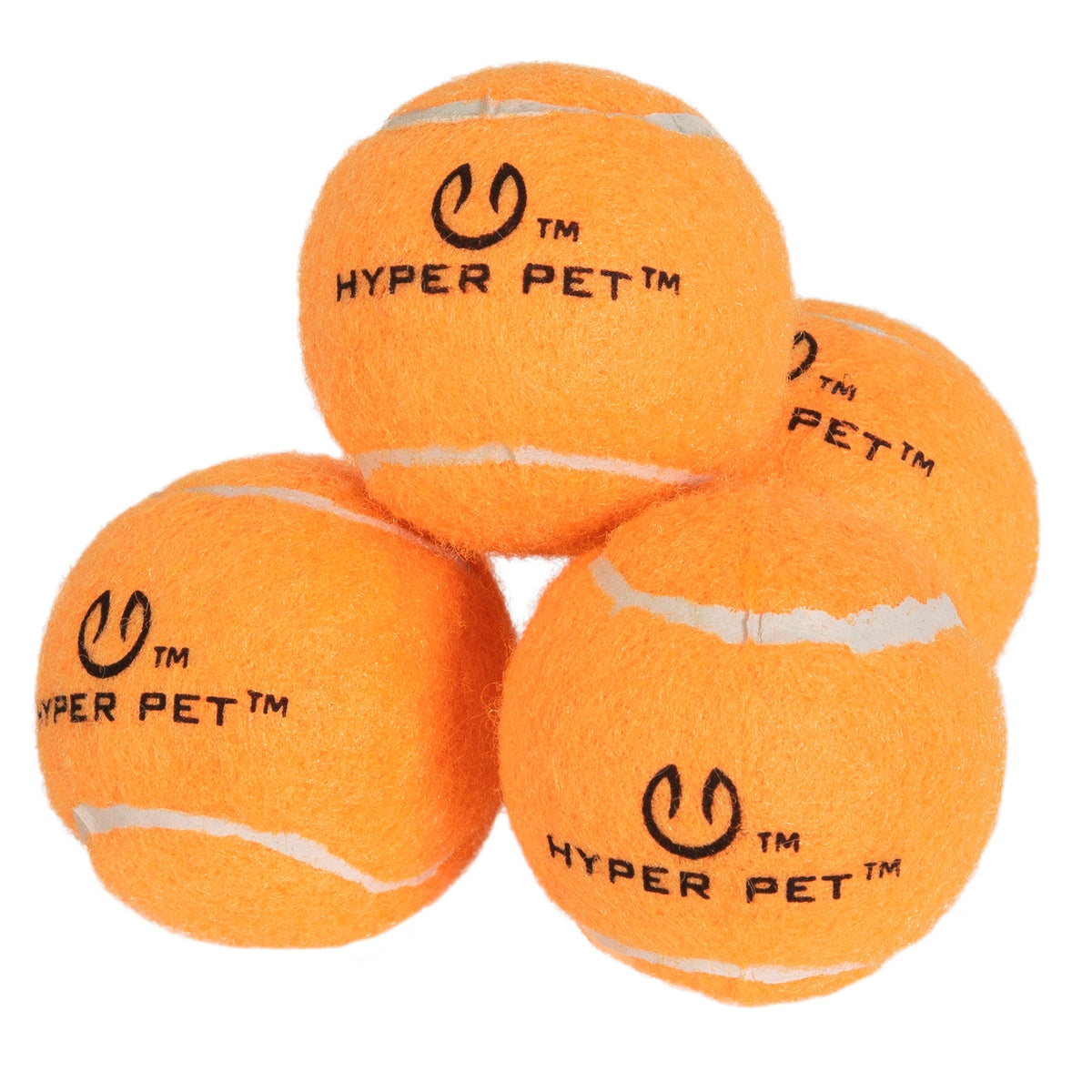 Hyper Pet Mini Orange Tennis Balls 4-Pack