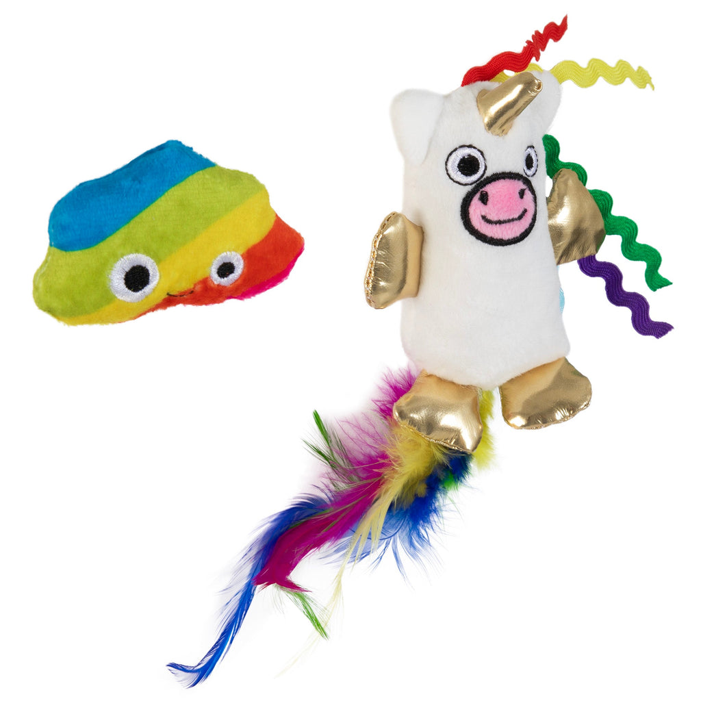 Mad Cat Mewnicorn With Catnip & Silvervine Cat Toy