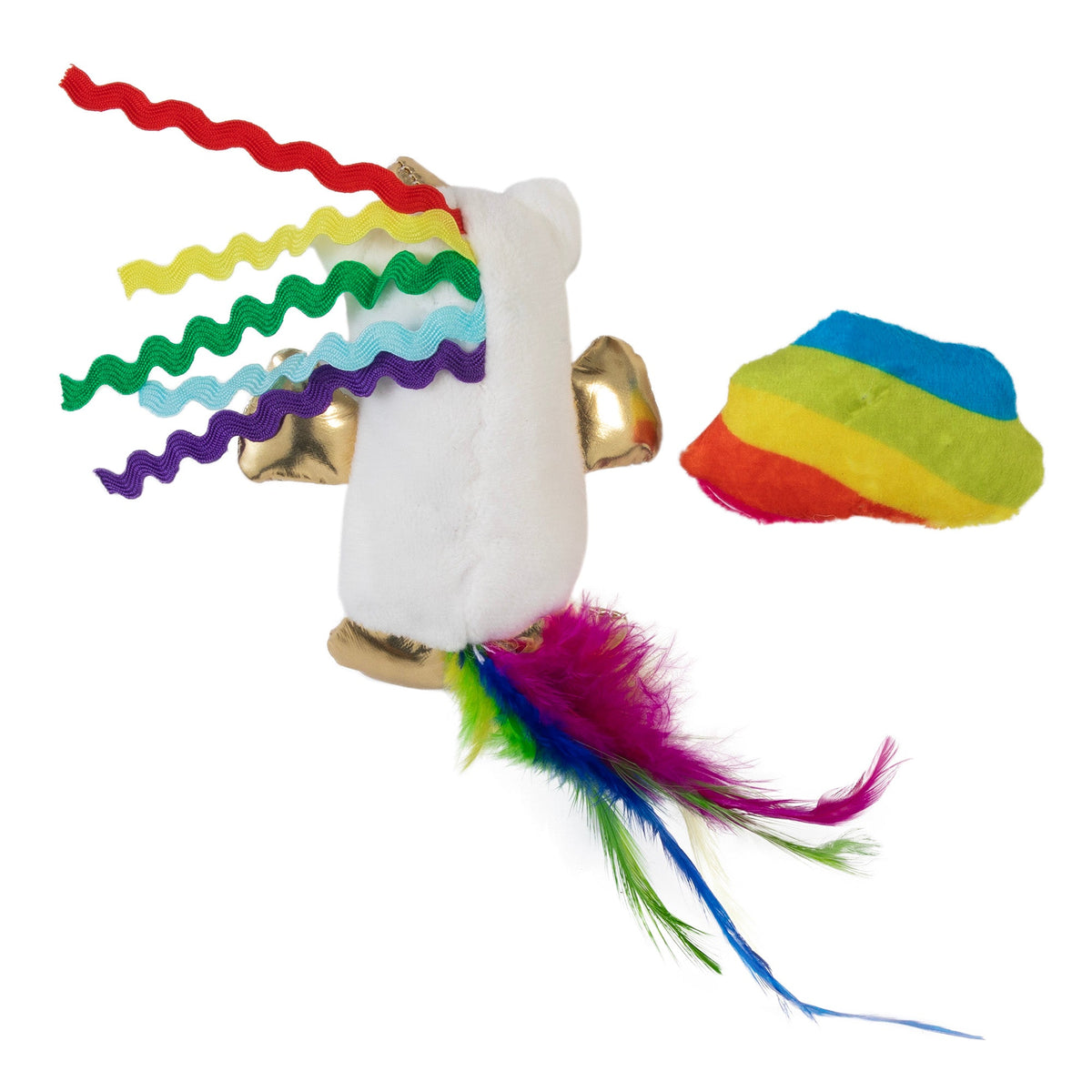 Mad Cat Mewnicorn With Catnip & Silvervine Cat Toy