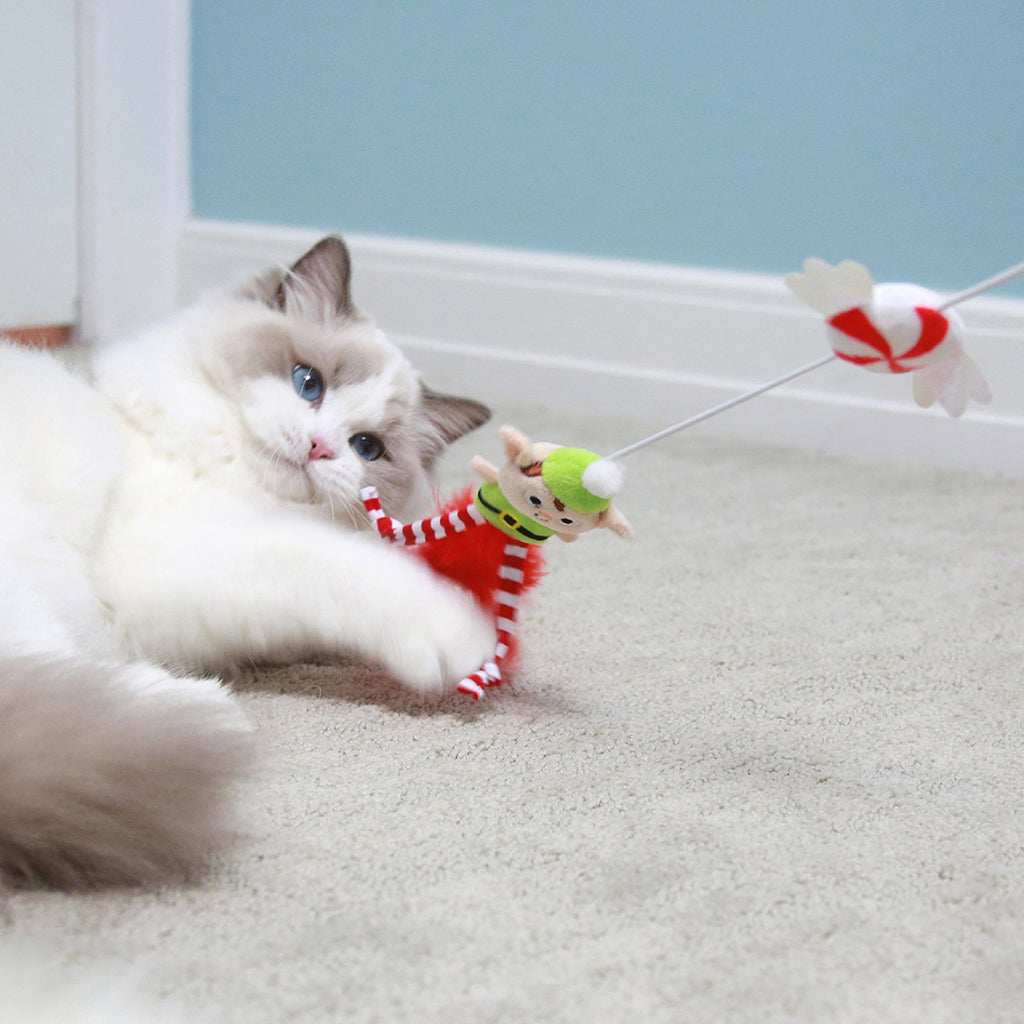 Mad Cat Elfin Around Wand Cat Toy