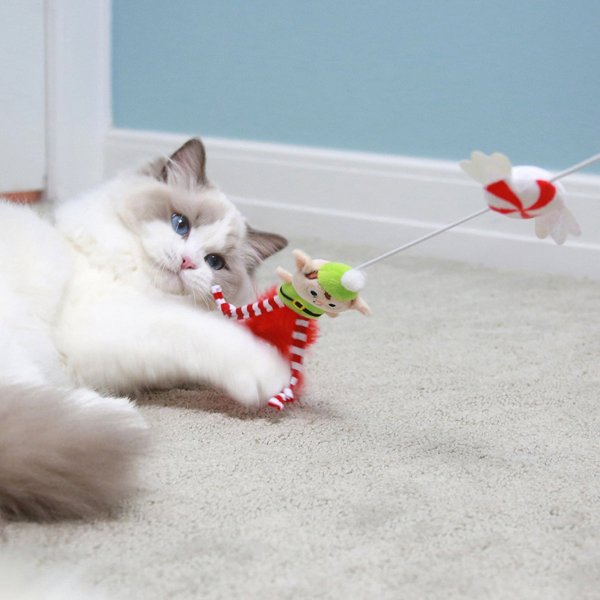 Mad Cat Elfin Around Wand Cat Toy