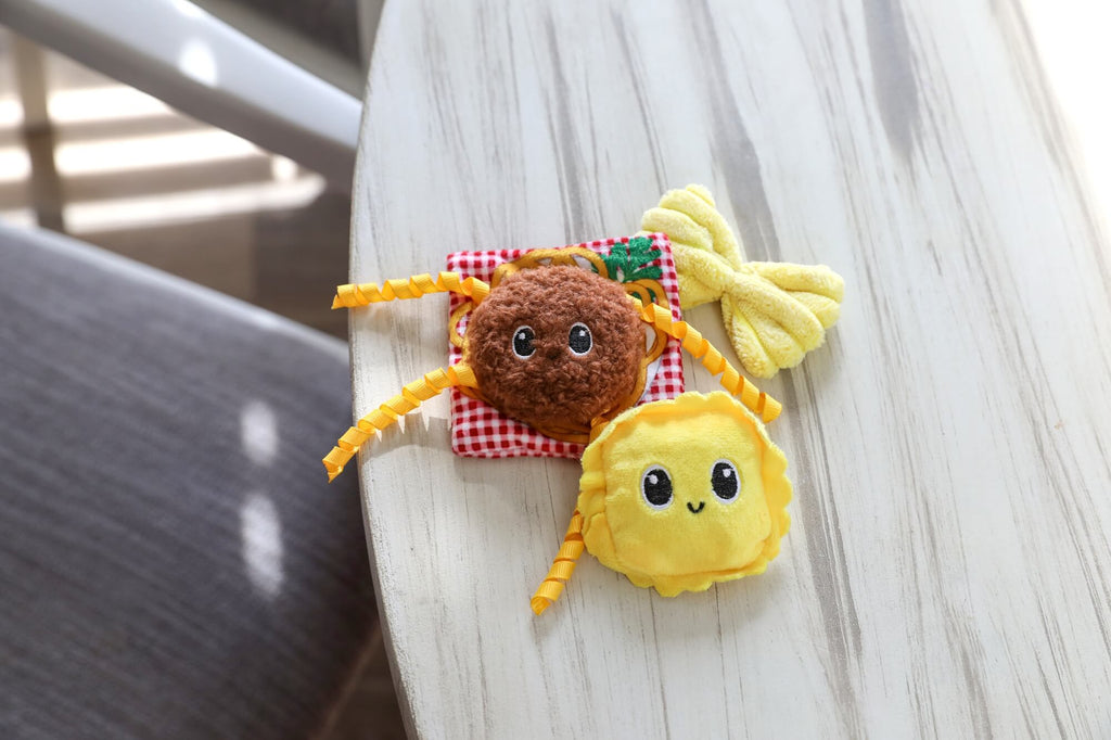 Quirky Kitty Pasta Pals 3-Pack Cat Toy Set with Catnip