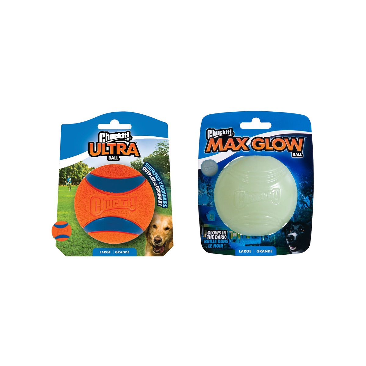 Chuckit! Day & Night Ultra Ball Large 2 Pack