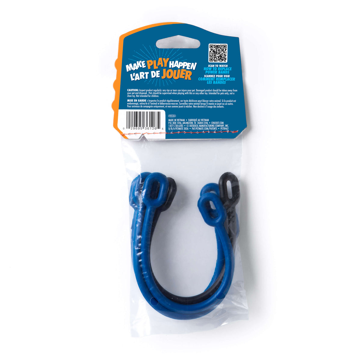 Chuckit! Ultra Cannon Replacement Band Pack 16" Small/Medium – 4-Pack