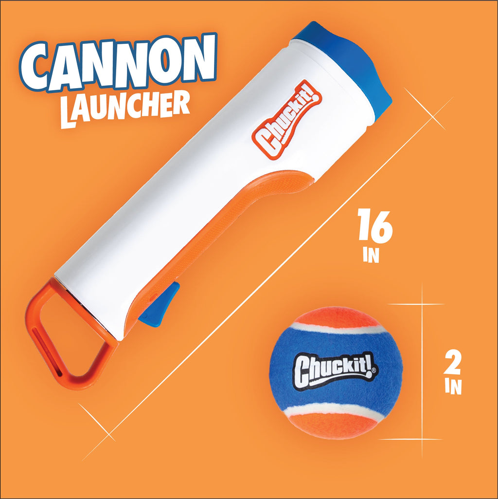 Chuckit! Cannon & Cannon Max - Dog Ball Launcher