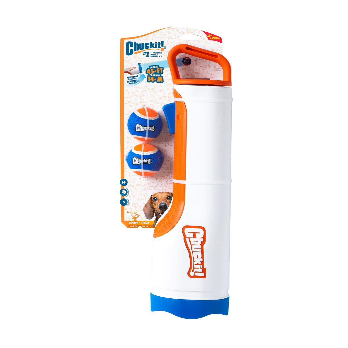 Chuckit! Cannon & Cannon Max - Dog Ball Launcher