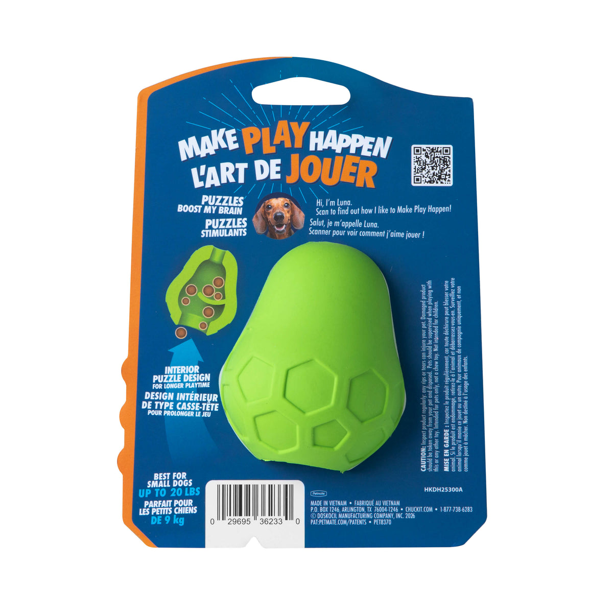 Chuckit! Tumble Teez Dog Treat Puzzle Toy