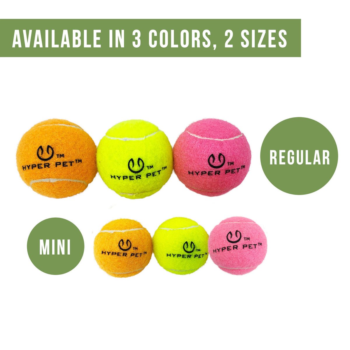 Hyper Pet Tennis Balls 4 Pack