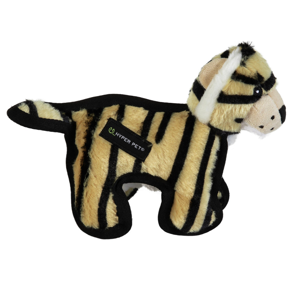 Hyper Pet Tough Plush Tiger With Squeakers